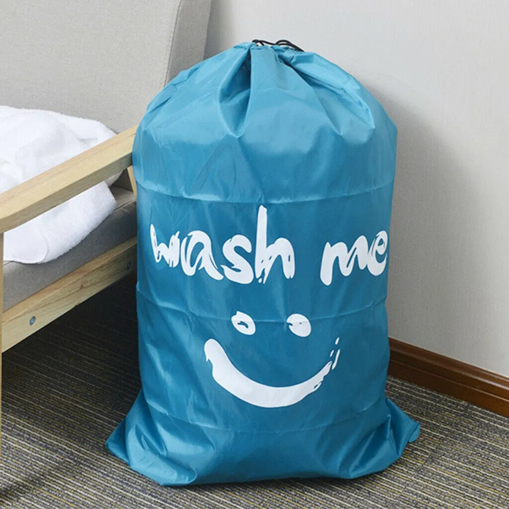 Waterproof 210d Oxford Drawstring Laundry Bags with Customized Logo