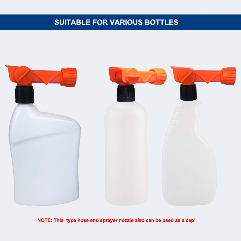 Lightweight Hose End Sprayer Self-Mixing Sprayer for Refillable Bottle Water Tap Adapter