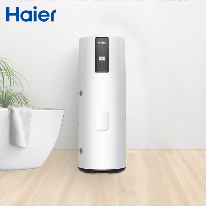 Haier Hot Seller All in One Air to Water Air Source Home Instant Heat Pump Tank Hot Water Heater