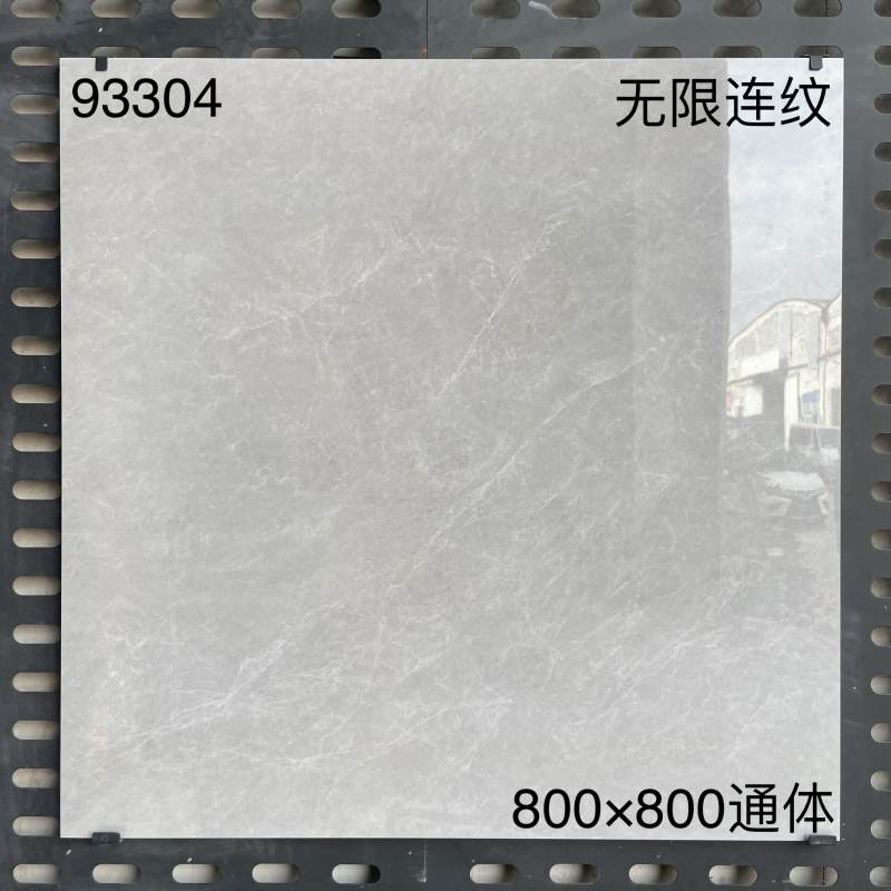 China Porcelain Glossy Marble Floor Tiles 800X800mm for Living Room and Hotel Use