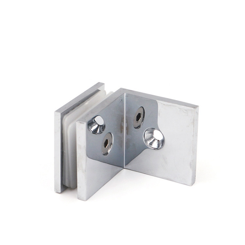 Bathroom Fitting 90 Degree Glass Shower Room Door Clamp