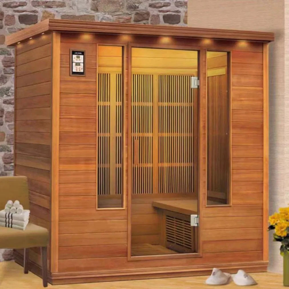 Инфракрасная сауна на 4 персоны, современный дизайн