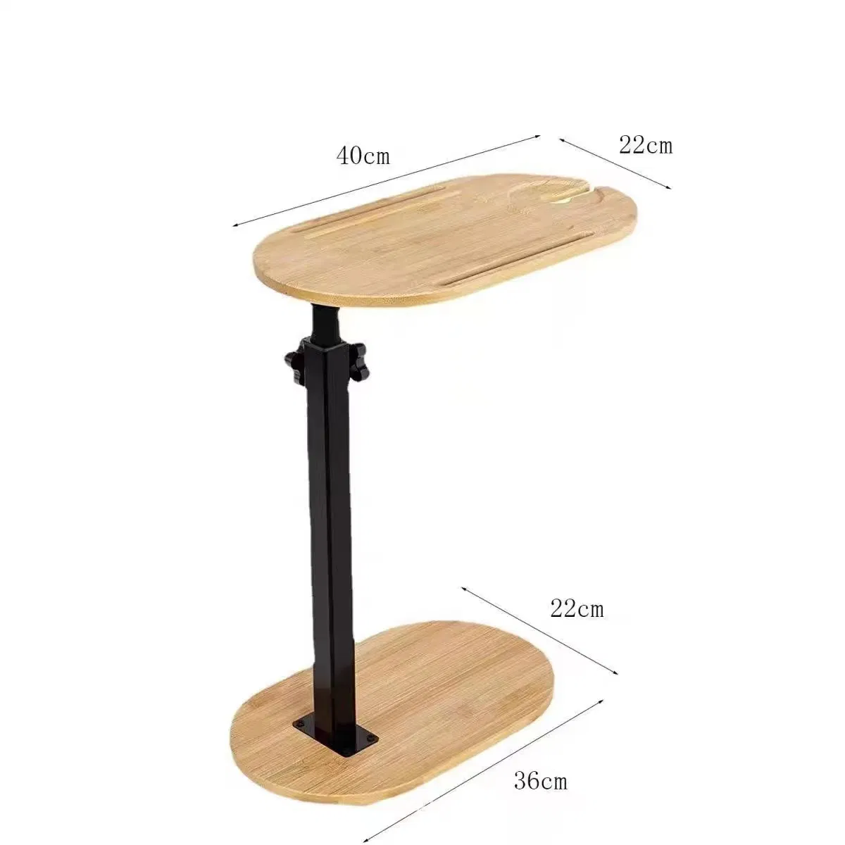 Solid Wood Storage Rack for Sofa Side, Suitable for Mobile Phones and Tablets.