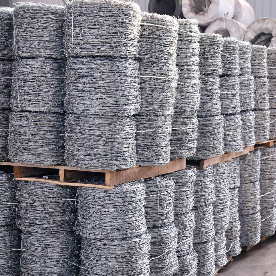 High Quality Bwg14×14 Twisted Galvanized Barbed Wire for Perimeter Protection with High Tensile Strength