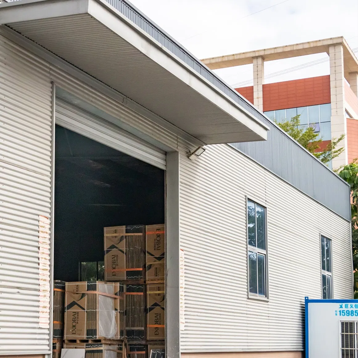 Fire Proof Prefabricated Building Steel Framed House Kit Warehouse