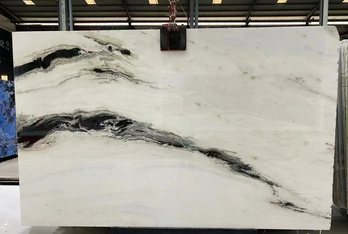 Panda White Natural Marble Stone Background Wall Flooring