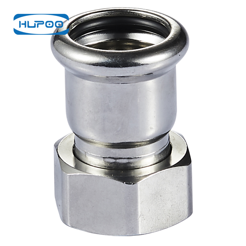 Stainless Steel Plumbing Fitting Coupling with Female Thread M Prifile