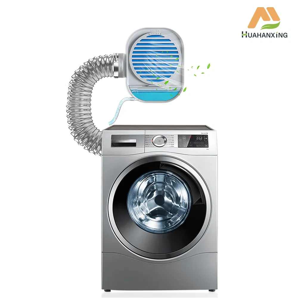 4-in-1 Indoor Dryer Vent with Dehumidifier Lint Trap Polyester Filter and Visual Water Tank