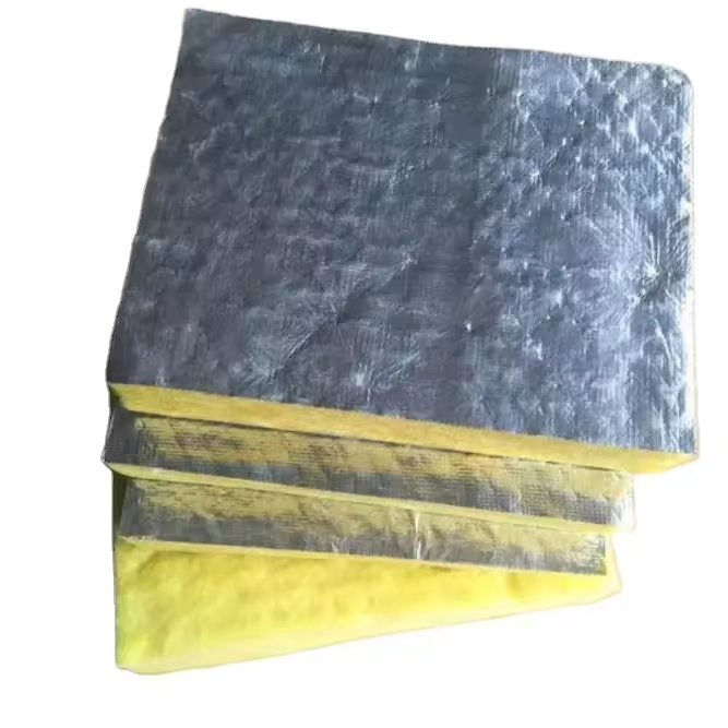 Fiberglass Board with Aluminum Foil Insulation Material for Prefab House