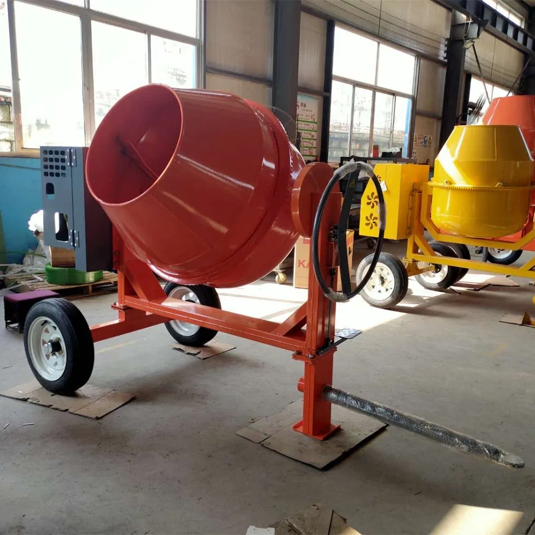 600L Diesel Electric Fuel Small Portable Movable Concrete Mixer