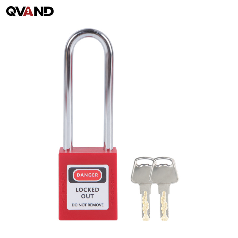 76mm Steel Shackle Loto Safety Padlock Lockout with Security Lock