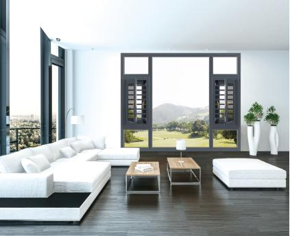 Project Construction Soundproof Swing Window Bi Fold Glass Windows