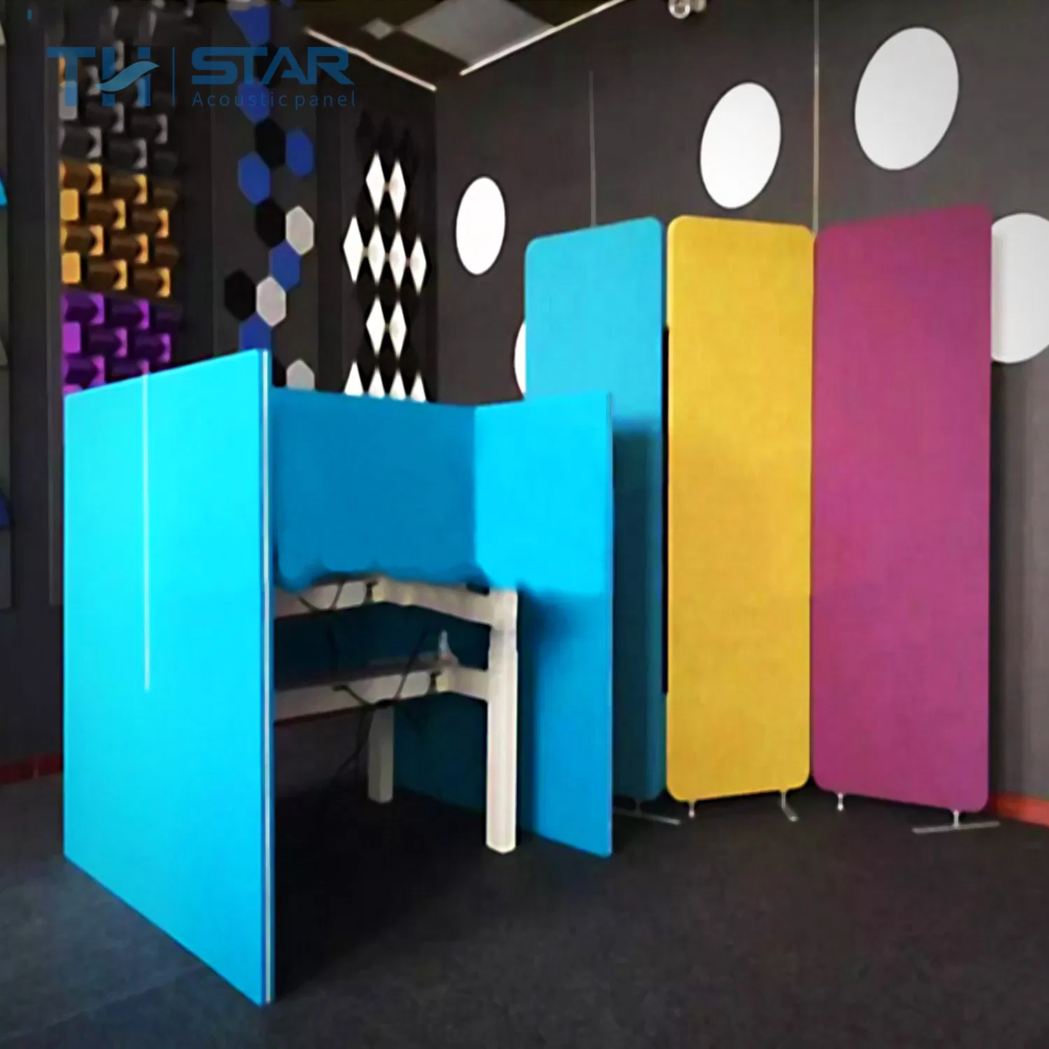100% Polyester Fiber Acoustic Panel with Fire Retardant for Office