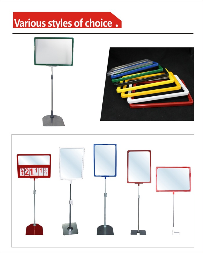 Metal Poster Display Stand with A4 A5 Frame