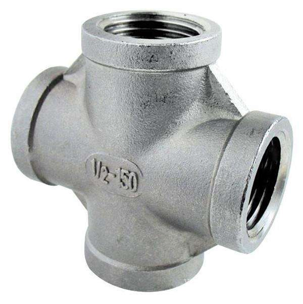 Medium Pattern Investment Casting Stainless Steel Cross-Pipe Fittings Factory Outlet