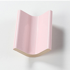 Pink Color Bullnose Tile Corner Tile for Kitchen Table Bathroom Sink
