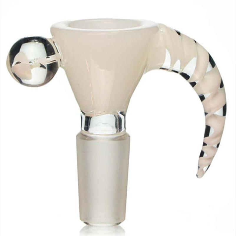 Colored Bowl Glass Dabber Smoking Accessories for Water Pipe