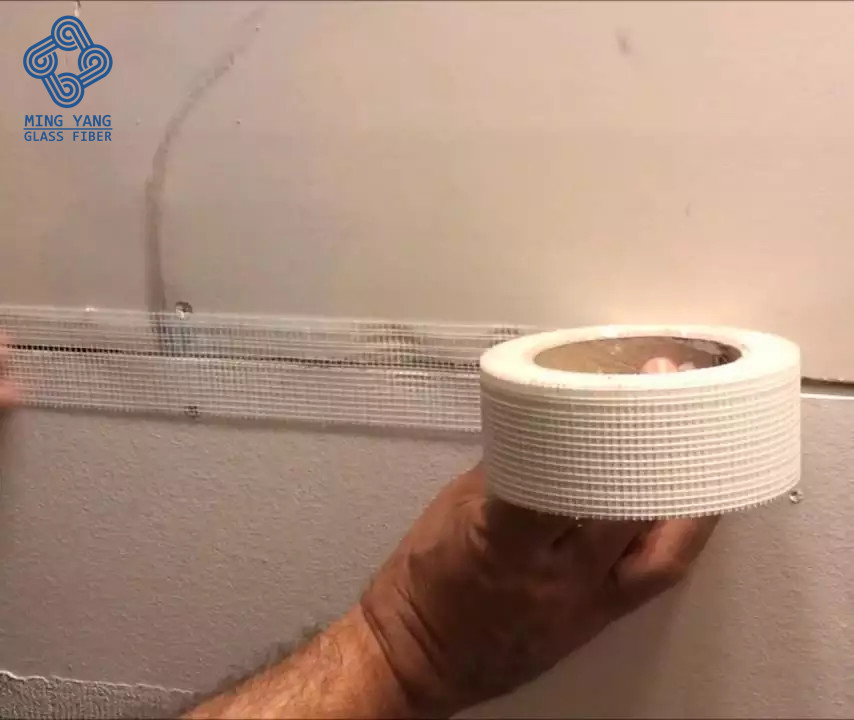 Drywall Joint Tape Manufacturer Fiber Glass Waterproof Acrylic Construction Decoration Single Sided
