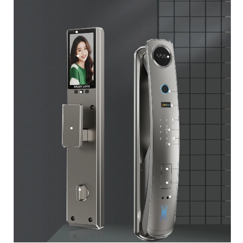 3D Face Palm Vein Password Card Mechanical Key Unlock Smart Lock