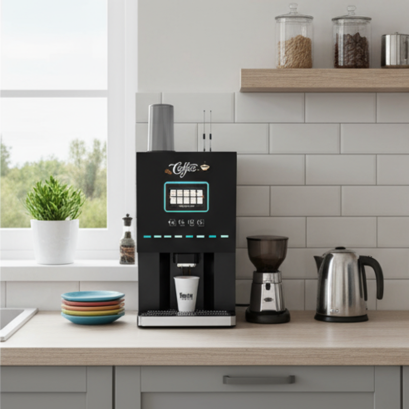 Premium Bean-to-Cup Coffee Vending Machine with Cloud Features