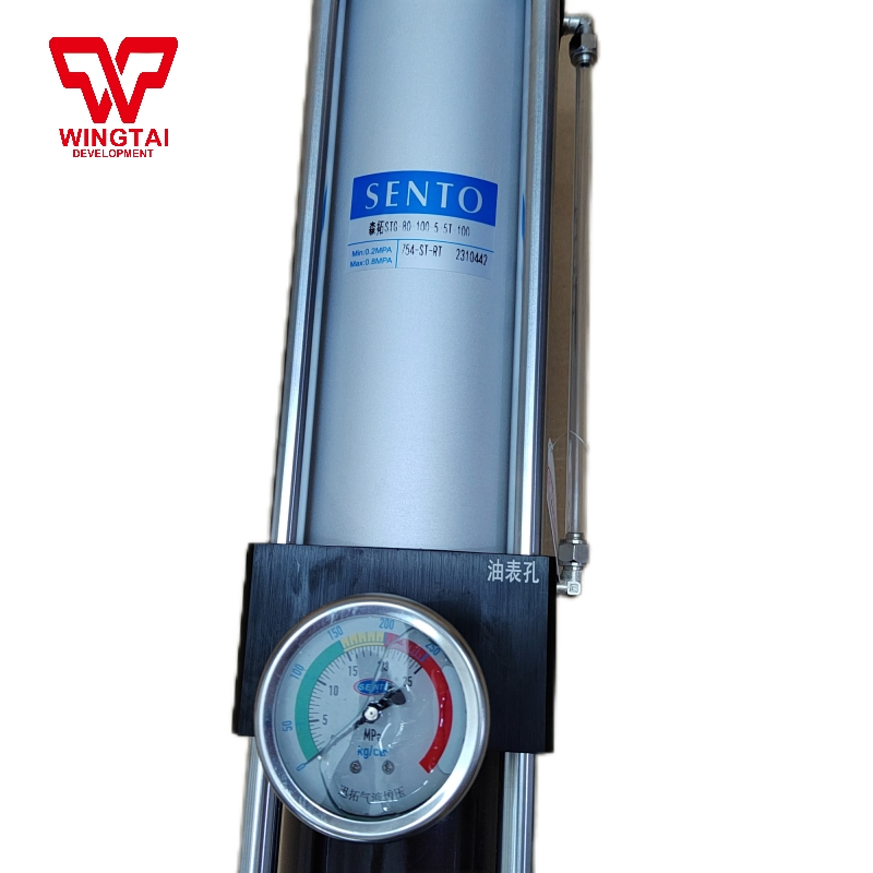 Газожидкостный усилительный цилиндр Sento STG-80-100-5-5T-100