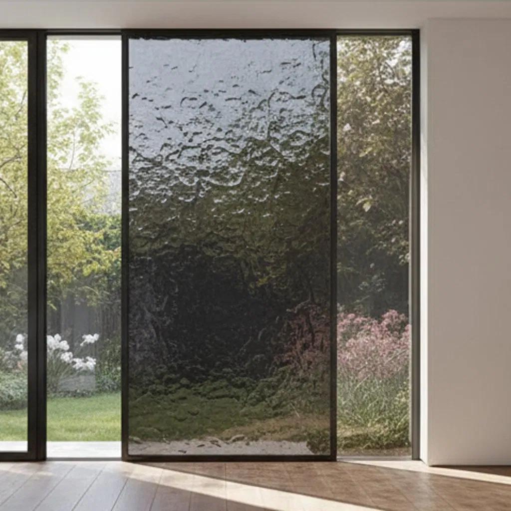 Black Hot Melt Float Glass for Various Type Modern Fashion Indoor Decorative Custom Design Fused Glass