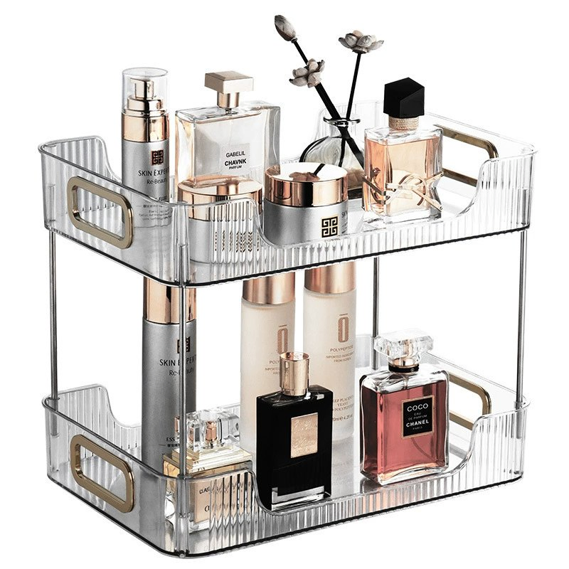 Прозрачный органайзер для косметики, складной и многофункциональный