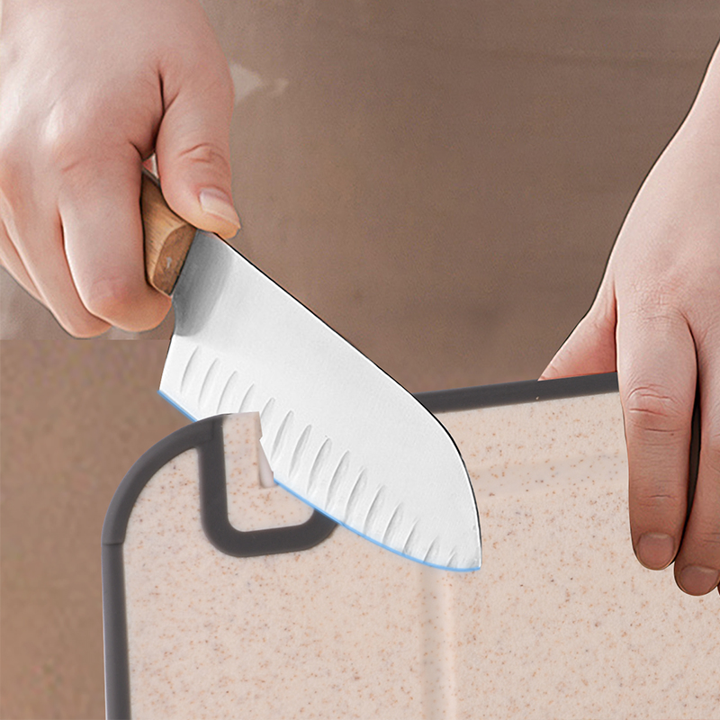 Chinese Manufacturers Pure Titanium Chopping Board Antibacterial Mildew-Proof Wheat Fiber Cutting Board