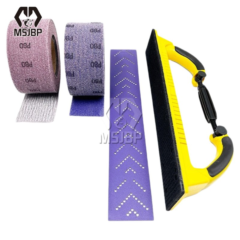 Фиолетовая керамическая абразивная сетка в рулоне