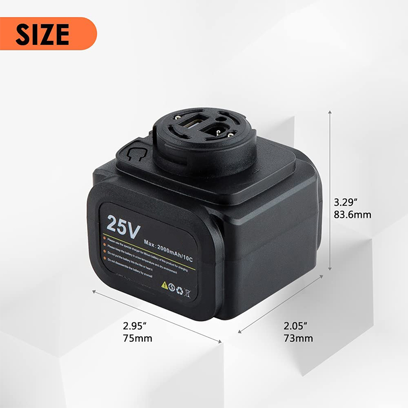 Аккумуляторная секаторная ножница 25V 2.0 Ah Li-ion