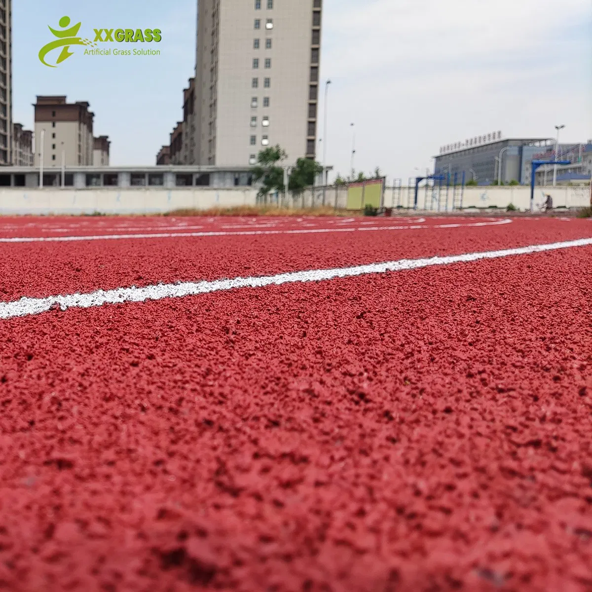 Direct Manufacturer Supply Outdoor Sports Flooring with EPDM Rubber Granules Running Track for Stadiums
