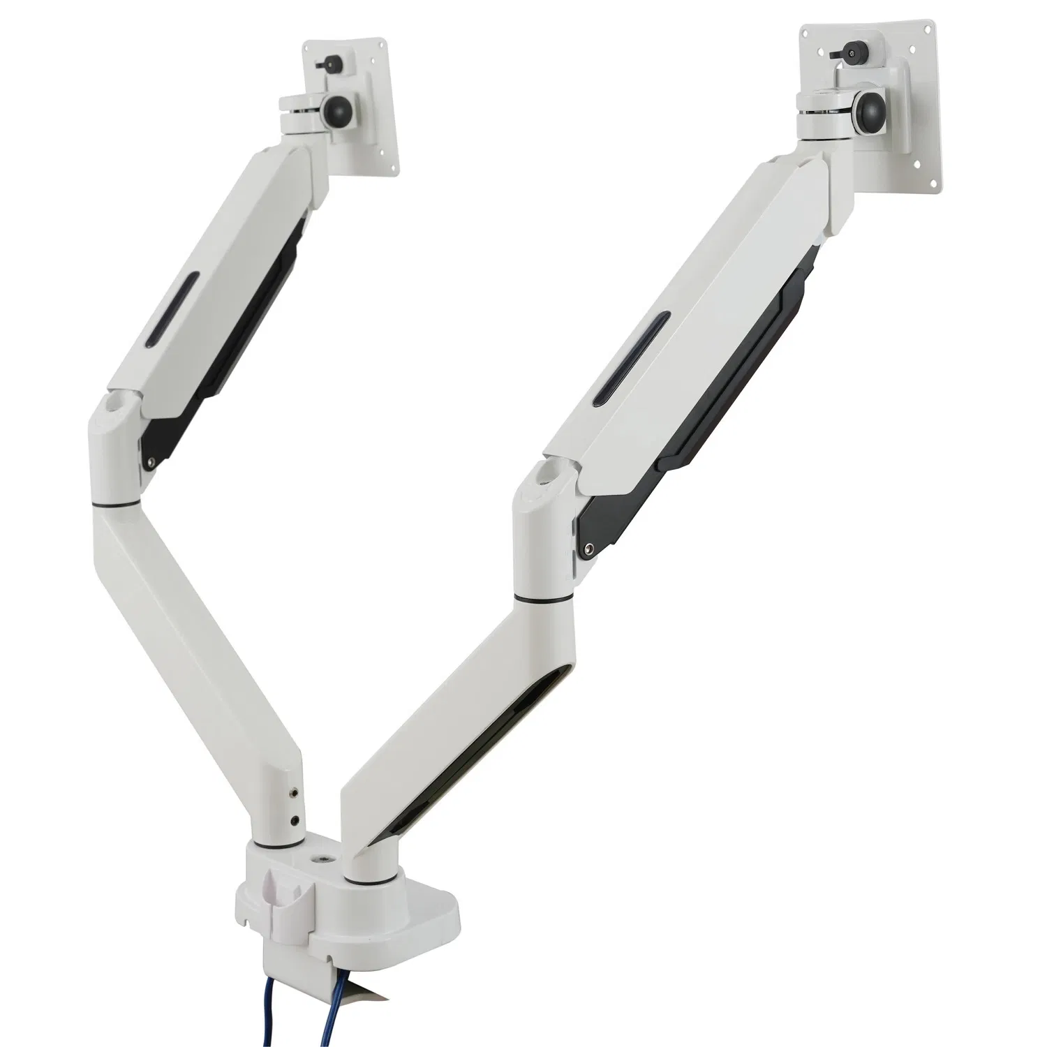 Кронштейн для двух мониторов черный