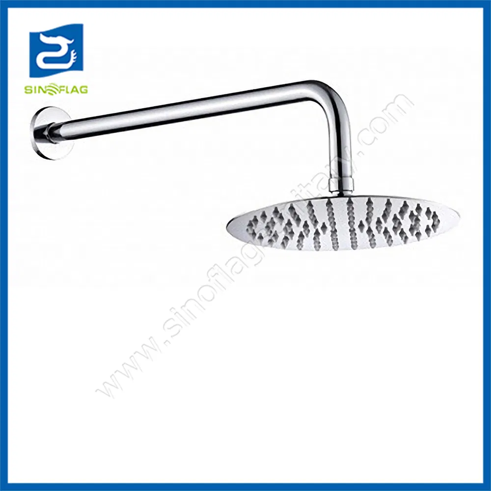 Inox Square Ultrathin Shower Head with Ss Shower Arm