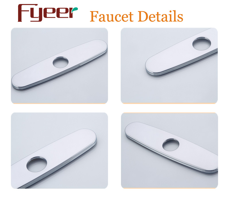 Big Size Baseboard Faucet Baseplate Stainless Steel Base of Water Tap