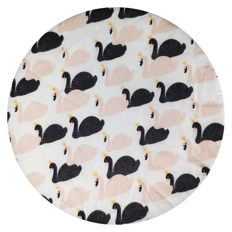 Factorydirect High Quality Cartoon Shower Caps Low MOQ Large Enough Elastic Double Layer
