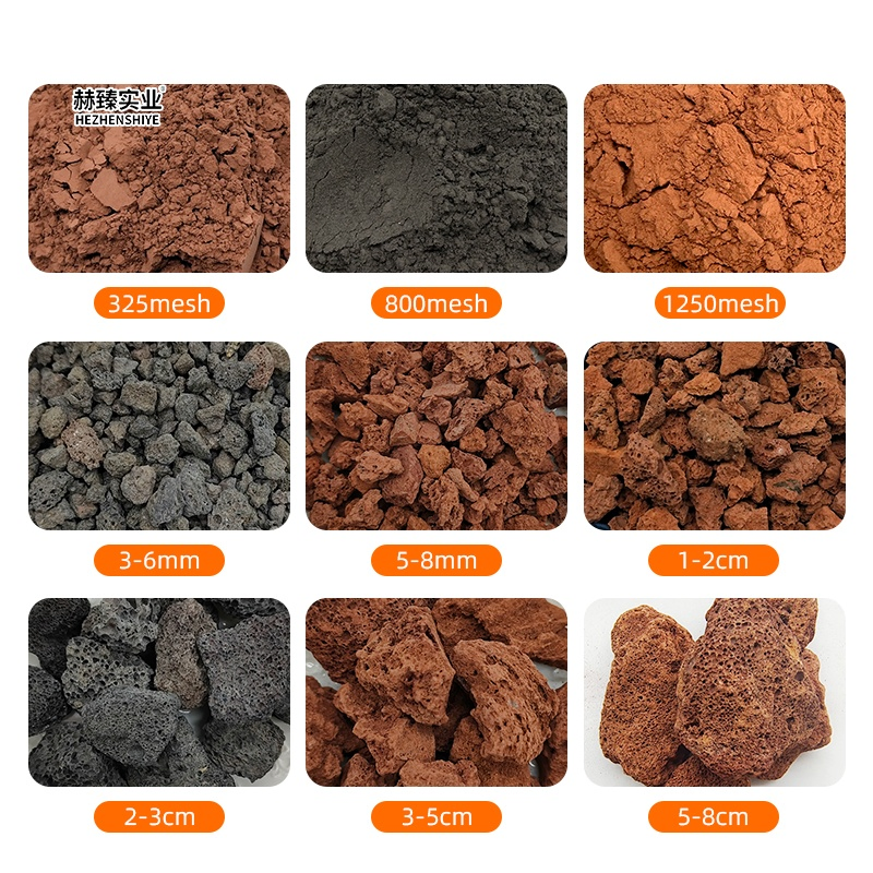 Volcanic Rock for Filtration Media Plastic Filler Cosmetic Materials Ceramic Raw Material