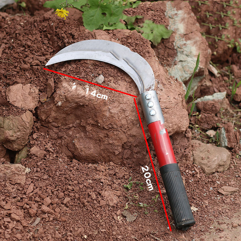 Popular All-Steel Sickle Agricultural Serrated Scythe Cutting Corn Home Use Sickle