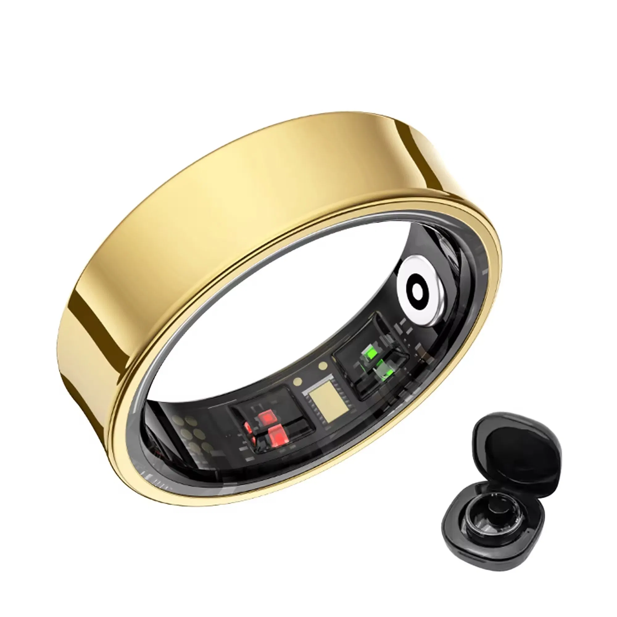 New Smart Rings 50m Waterproof Skin Temperature Measurement Heart Rate Sleep Fitness Tracker Smart Ring for Men Women