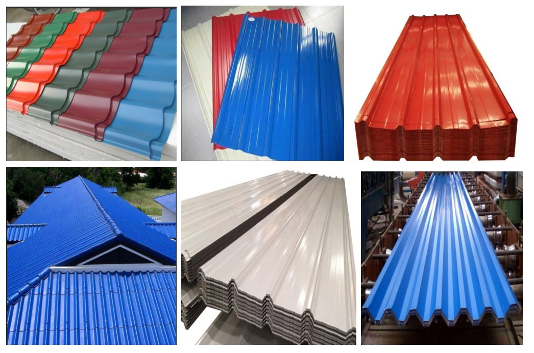 Color Steel Sheets Corrugated Tiles Composite Sandwich Panels