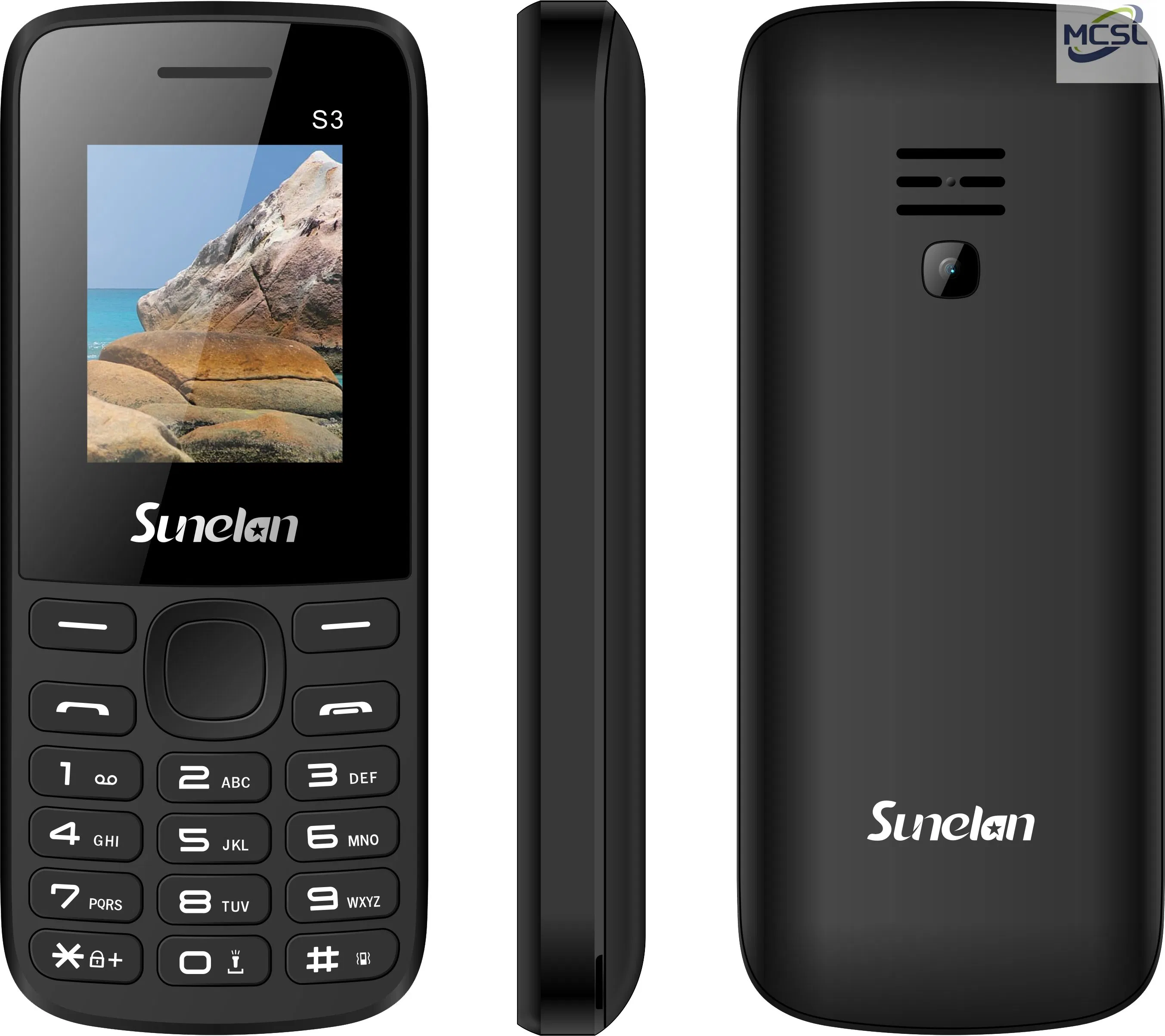 Кнопочный телефон Sunelan S3 с двумя SIM-картами