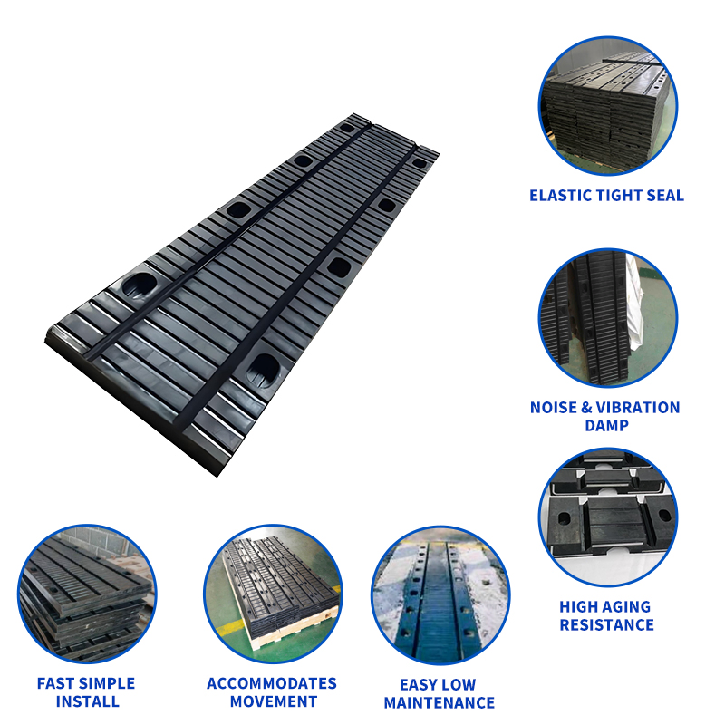 Highway Bridge Rubber Expansion Joints Flexible Transflex Plate Expansion Joints