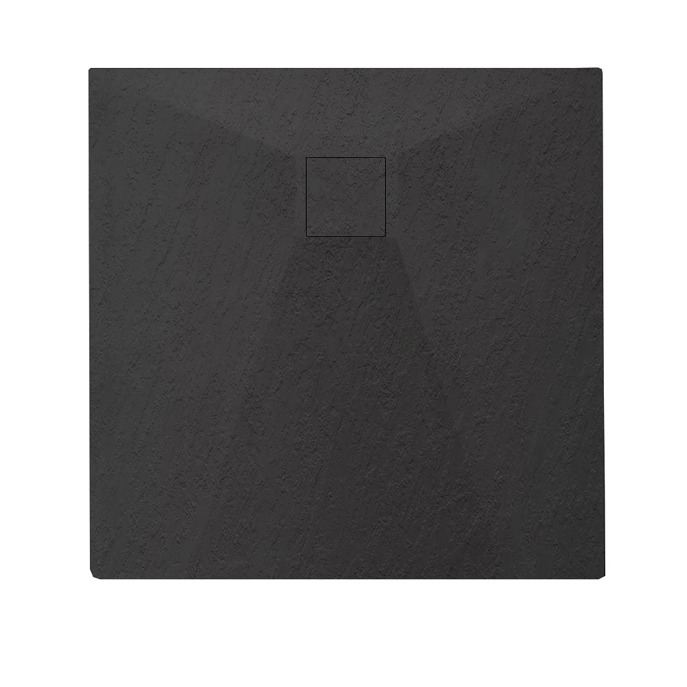 Wholesale Left/Right Quick Drain Matt Texture Surface 800*800mm White SMC Square Shower Tray