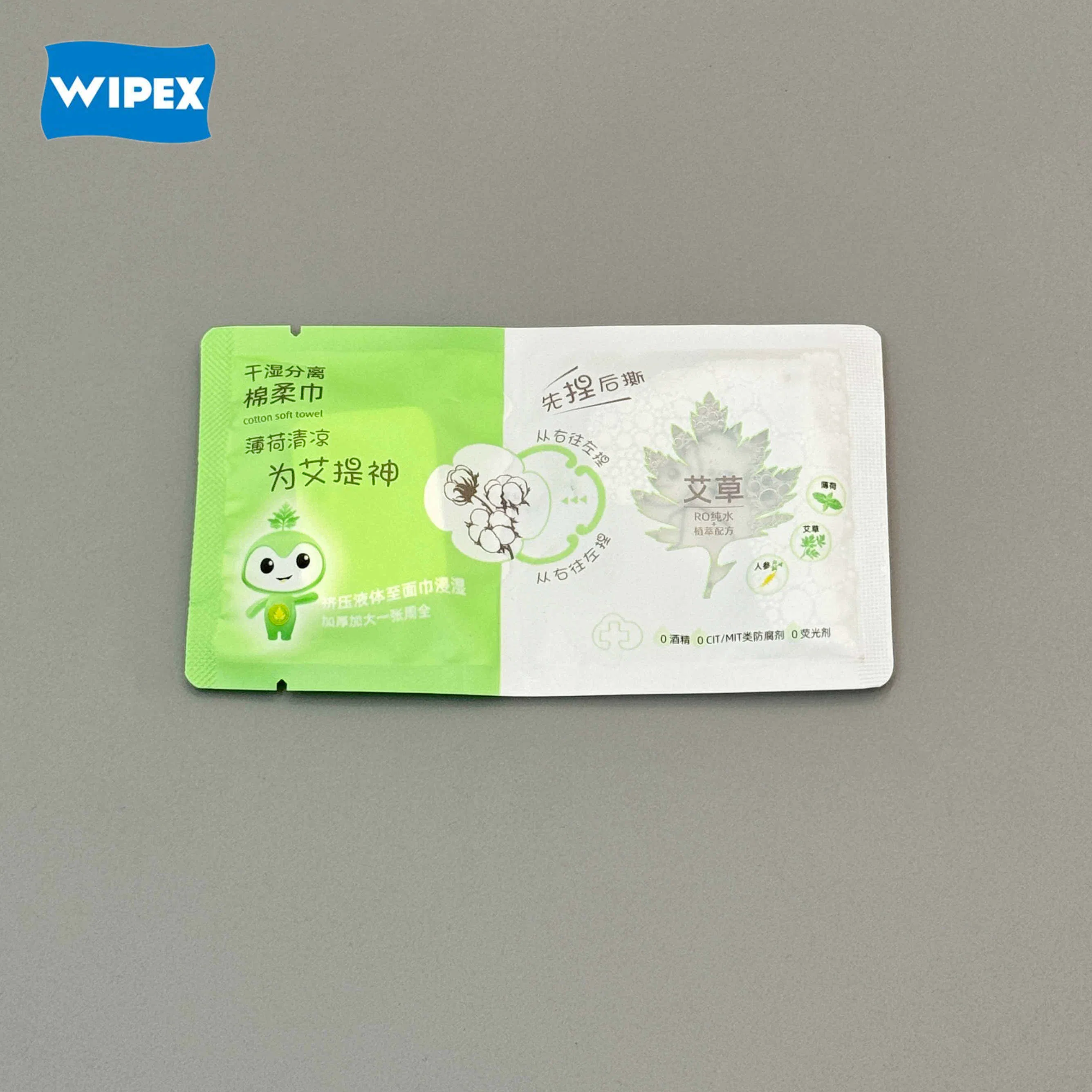 Wipex Summer Outdoor Sport Face Cleaning Wet Wipes Mint Fragrance Wipes Disposable Wet Wipes