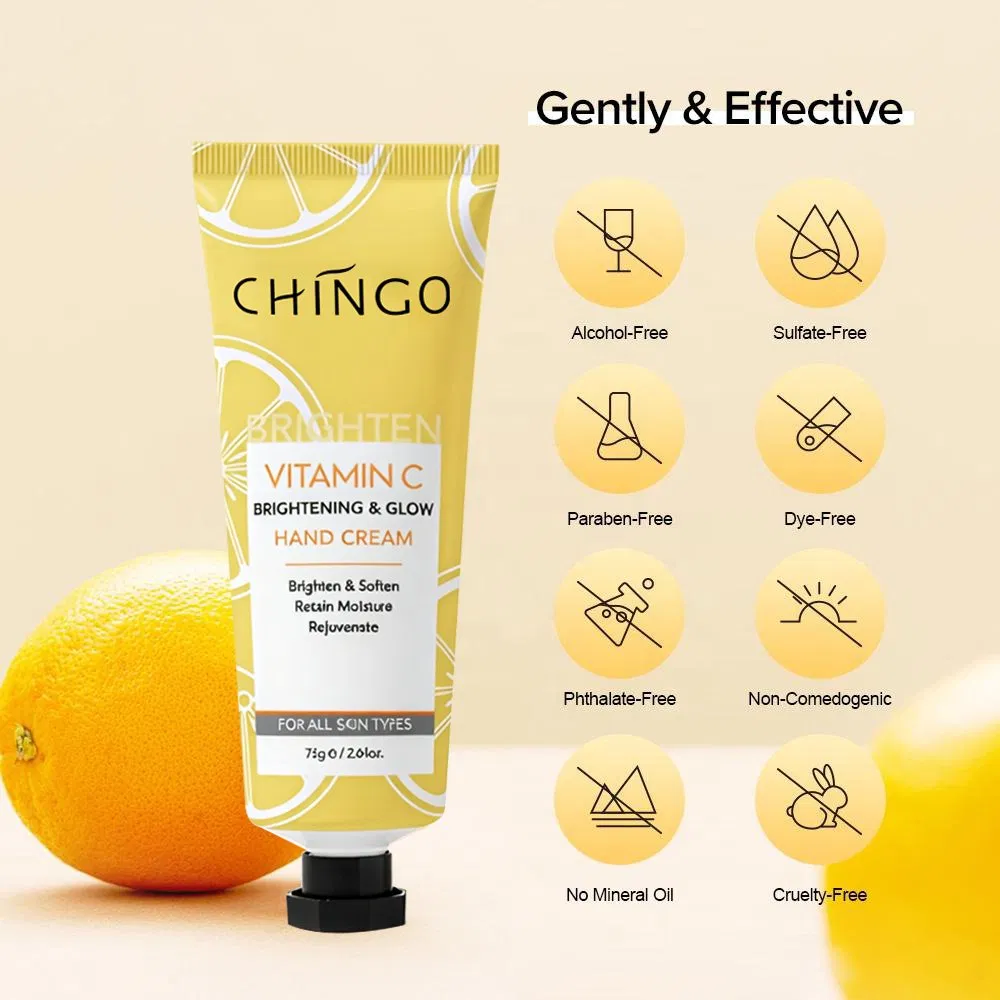 Brightening Evening Skin Tone Moisturizing Nourishing Non-Greasy Vitamin C Hand Cream