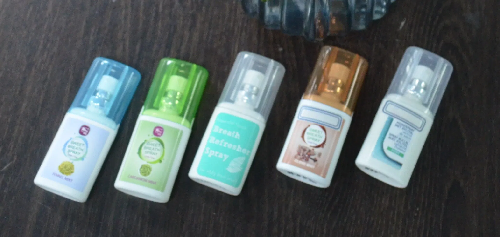 15ml Oral Care Mouth Breath Refresher Spray Mint, Lemon, Watermelon, Strawberry