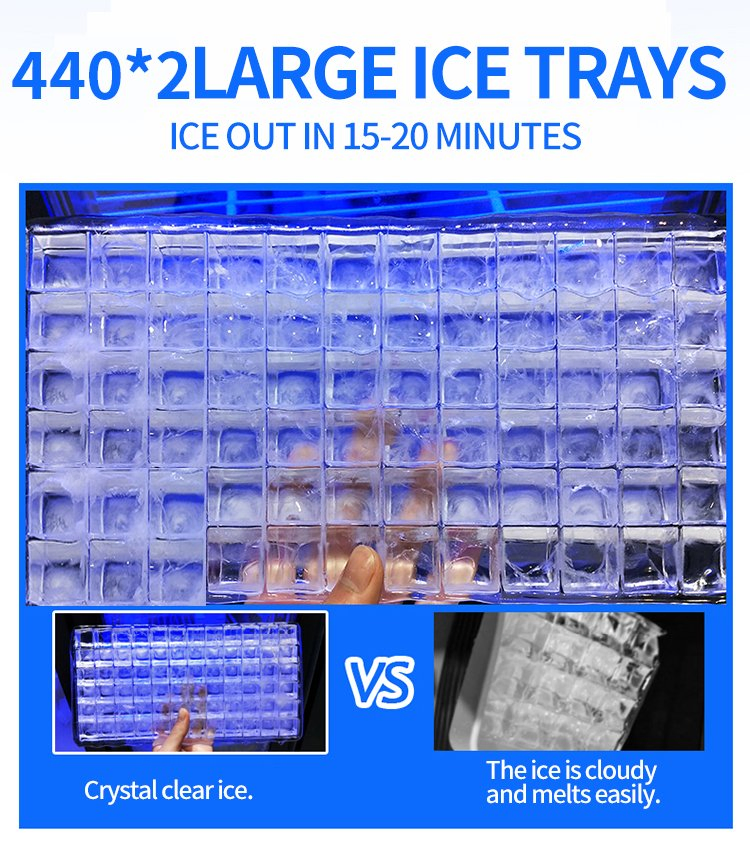 Commercial 1000kg Output Capacity Ice Cube Making Machine Ice Maker Equipment (CE Certificate)