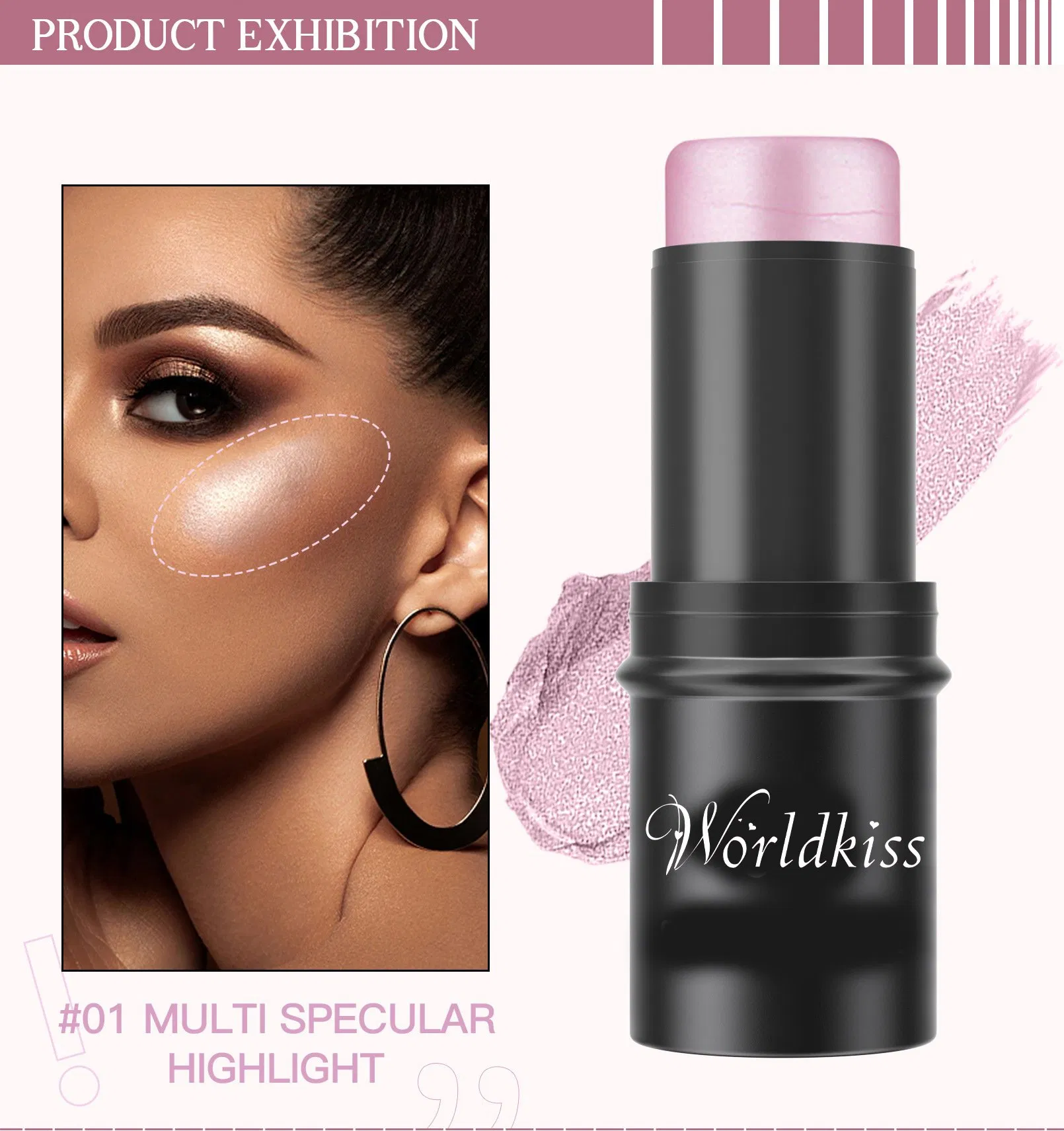 Face-Modifying Concealer Stick, Highlighter Stick, 3D Natural Contouring