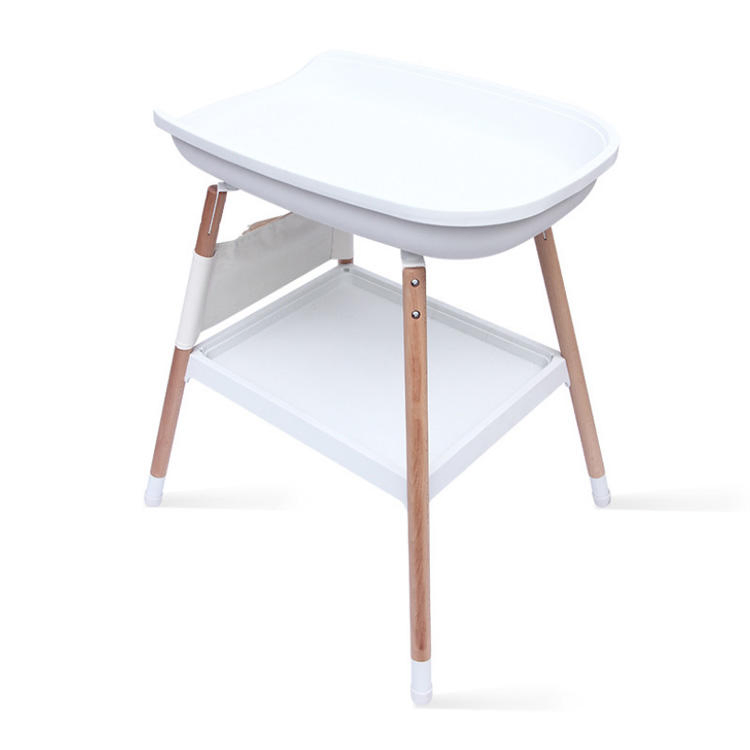 Easy Installation Anti -Skid Infant Baby Diaper Wooden Changing Station