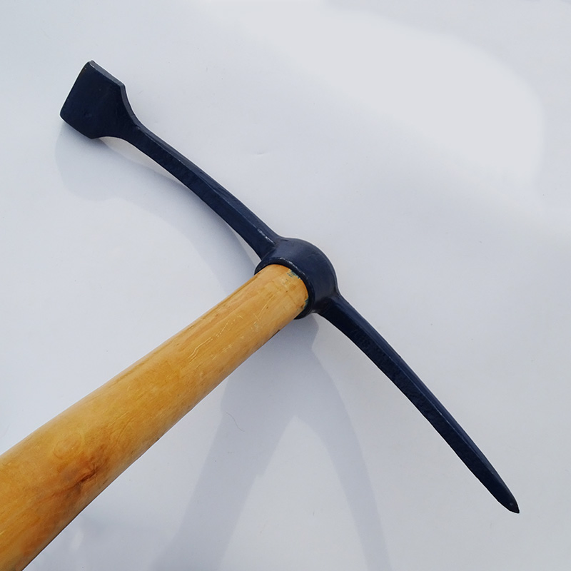 Factory Wholesale Customized Construction Tools 3kg Railway Steel Pickaxe Gardening Tools Mattock Spade