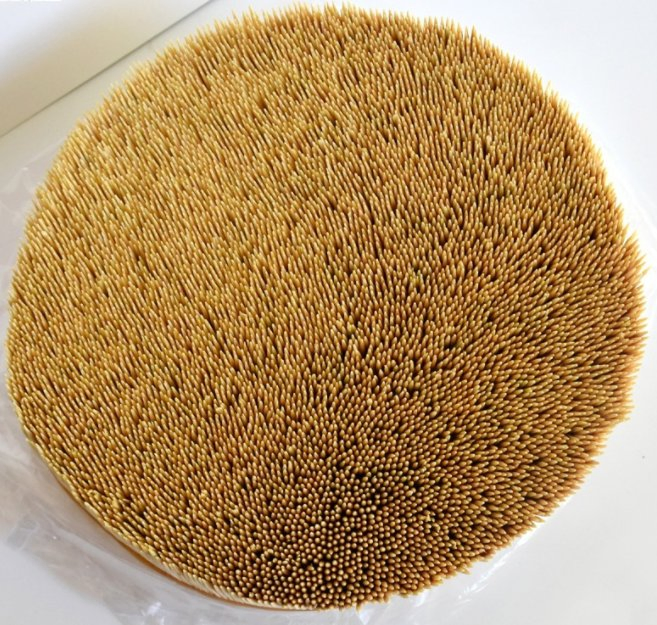 Disposable Bamboo Toothpicks Natural Double Point Bamboo Toothpicks Custom Paper Wrapped